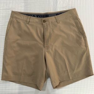 PGA Tour beige shorts (34) - like new